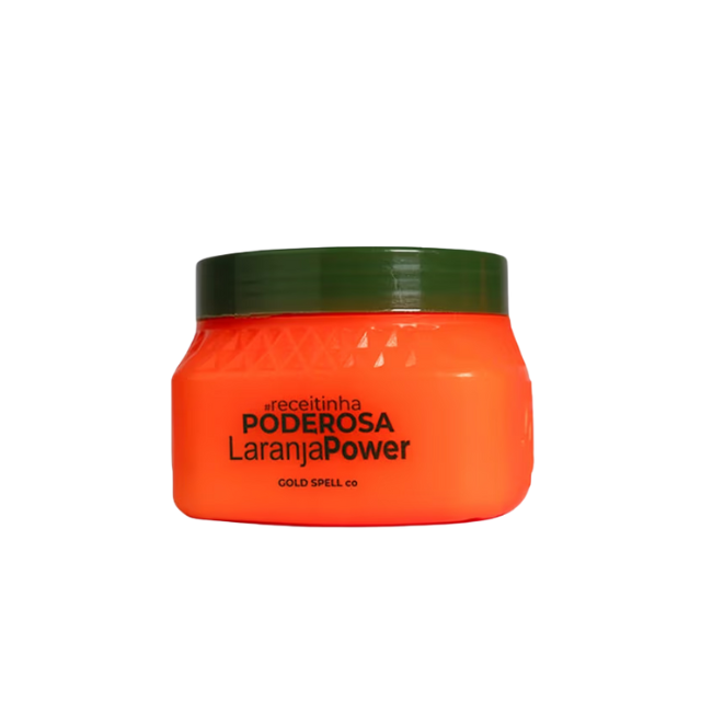 Gold Spell Co. Máscara Poderosa Laranja Power 250ml jar - Salon-quality repair with 6 noble oils – Buy now at MKPBR.COM – Worldwide Shipping