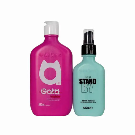 Gold Spell Co. Nighttime Transformation Duo with Stand By Night Serum (120ml) and Terapiatox Ficando Gata (250ml) – Buy now at MKPBR.COM – Worldwide Shipping