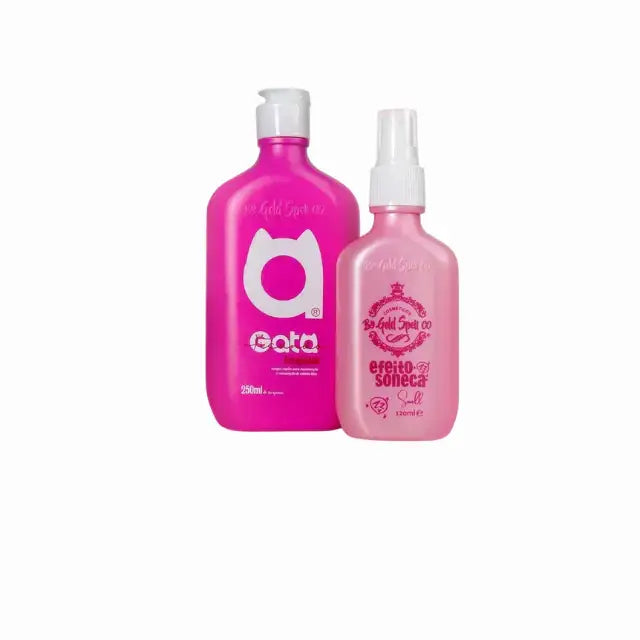 Gold Spell Co. Smooth & Scented Hair Duo: Terapiatox Ficando Gata (250ml) and Sleep Effect Hair Perfume & Shine Spray (120ml) bundle – Buy now at MKPBR.COM – Worldwide Shipping