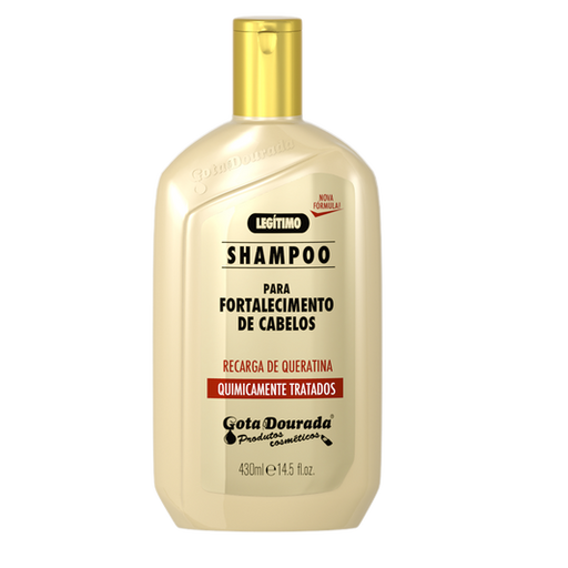 Gota Dourada Keratin Recharge Shampoo for Chemically Treated Hair 430 ml