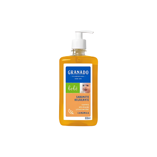 Granado Bebê Liquid Glycerin Soap 500ml, camomile scent, 16.9 fl oz – Buy now at MKPBR.COM – Worldwide Shipping