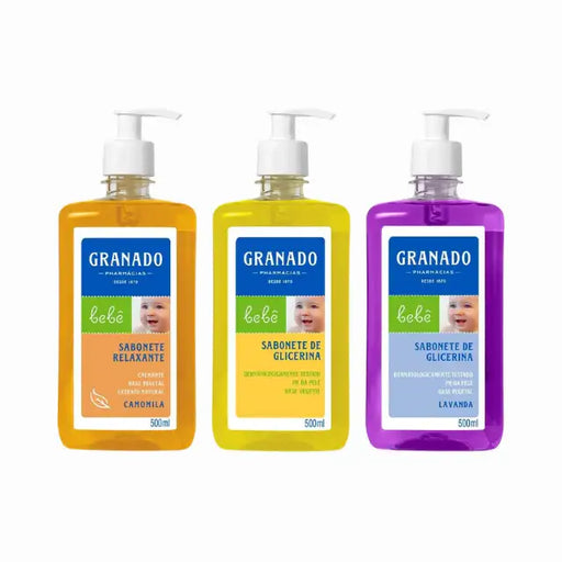 Granado Bebê Liquid Glycerin Soap 500ml - Gentle Cleansing & Soft Skin – Buy now at MKPBR.COM – Worldwide Shipping