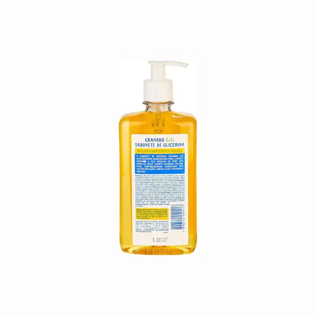 Granado Bebê Liquid Glycerin Soap 500ml, traditional scent label, 16.9 fl oz – Buy now at MKPBR.COM – Worldwide Shipping