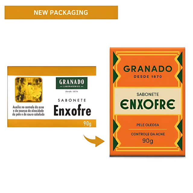Granado Enxofre Kit 3 Units for acne-prone skincare – Buy now at MKPBR.COM – Worldwide Shipping