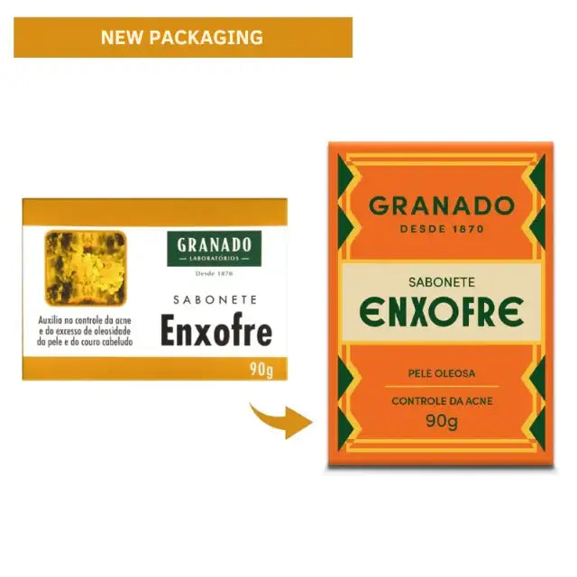 Granado Enxofre Kit 3 Units for acne-prone skincare – Buy now at MKPBR.COM – Worldwide Shipping
