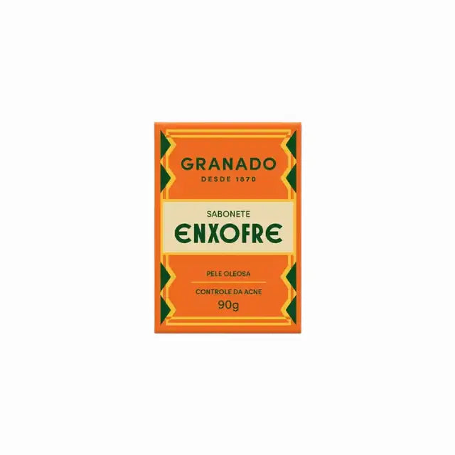 Granado Enxofre Sulfur Soap Kit 90g, ideal for oily skin solution – Buy now at MKPBR.COM – Worldwide Shipping
