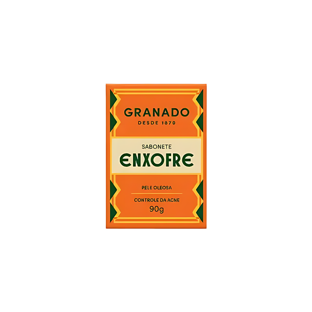 Granado Enxofre Sulfur Soap Kit 90g, ideal for oily skin solution – Buy now at MKPBR.COM – Worldwide Shipping