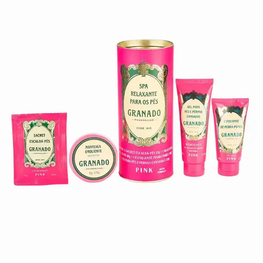 Granado Pink Foot Spa Relaxing Kit for ultimate foot rejuvenation – Buy now at MKPBR.COM – Worldwide Shipping