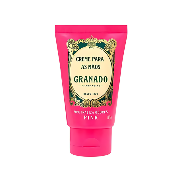 Granado Pink Hand Cream 60g for anti-odor & deep hydration – Buy now at MKPBR.COM – Worldwide Shipping