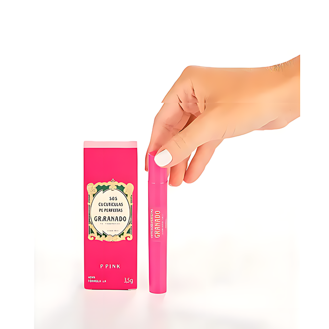 Granado Pink SOS Cuticles Perfect Pen 3.5g for immediate cuticle hydration – Buy now at MKPBR.COM – Worldwide Shipping