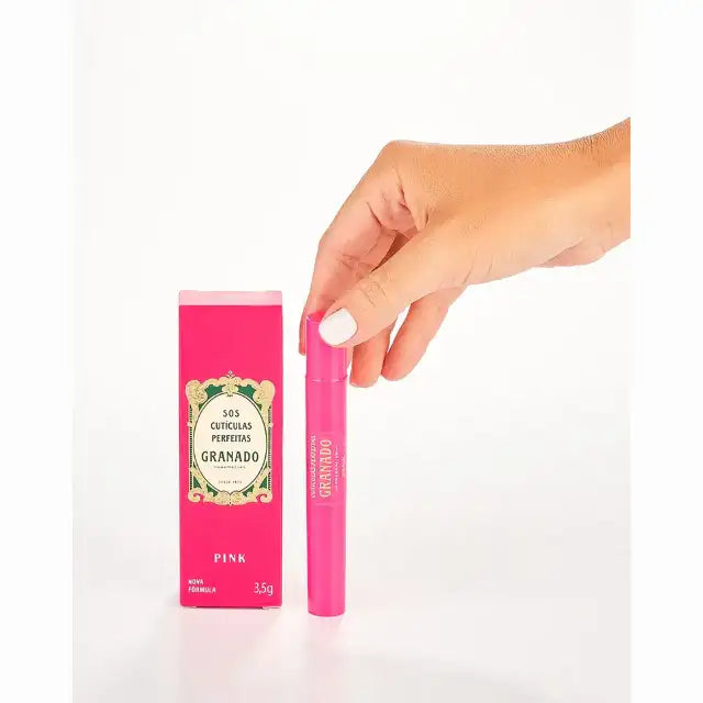 Granado Pink SOS Cuticles Perfect Pen 3.5g for immediate cuticle hydration – Buy now at MKPBR.COM – Worldwide Shipping