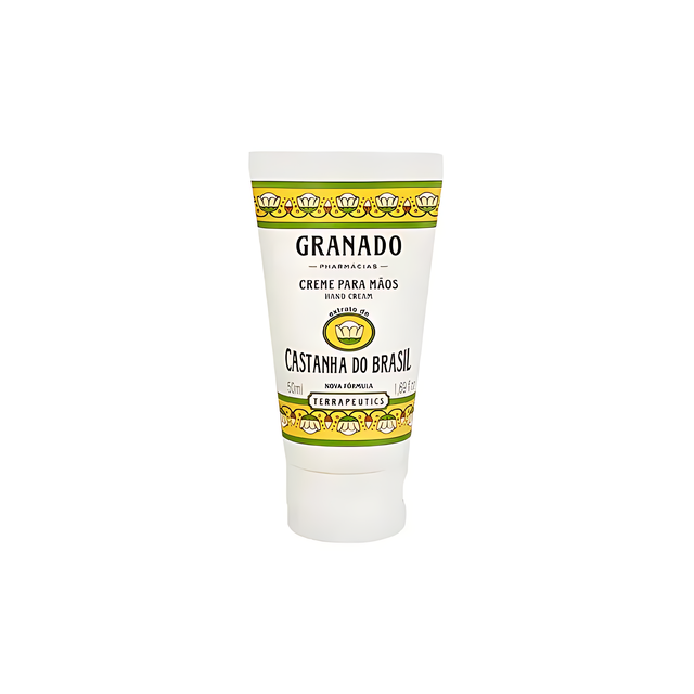 Granado Terrapeutics Hand Cream Castanha do Brasil, Brazil Nut for emollient action – Buy now at MKPBR.COM – Worldwide Shipping
