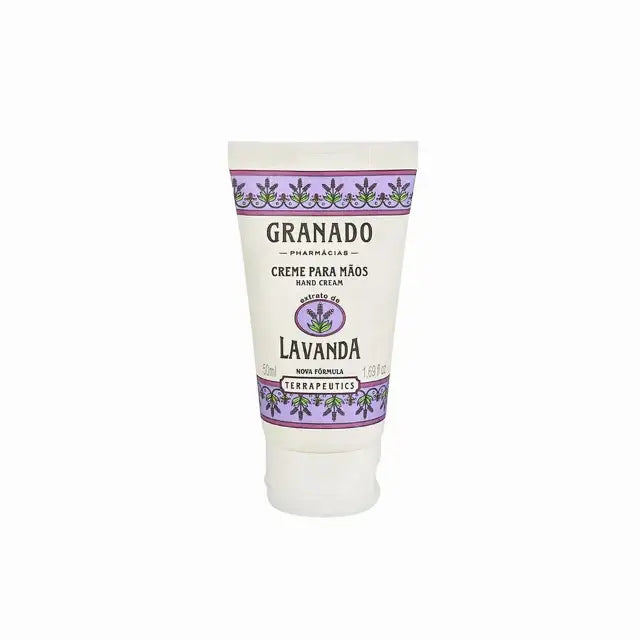 Granado Terrapeutics Hand Cream Lavanda, Lavender for relaxing hydration – Buy now at MKPBR.COM – Worldwide Shipping