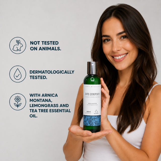 Grandha Dry Confort Shampoo with arnica lemongrass and tea tree – Buy now at MKPBR.COM – Worldwide Shipping