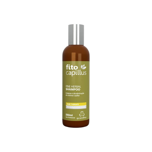 Grandha Fito Capillus Fine Herbal Shampoo front view 250ml – Buy now at MKPBR.COM – Worldwide Shipping