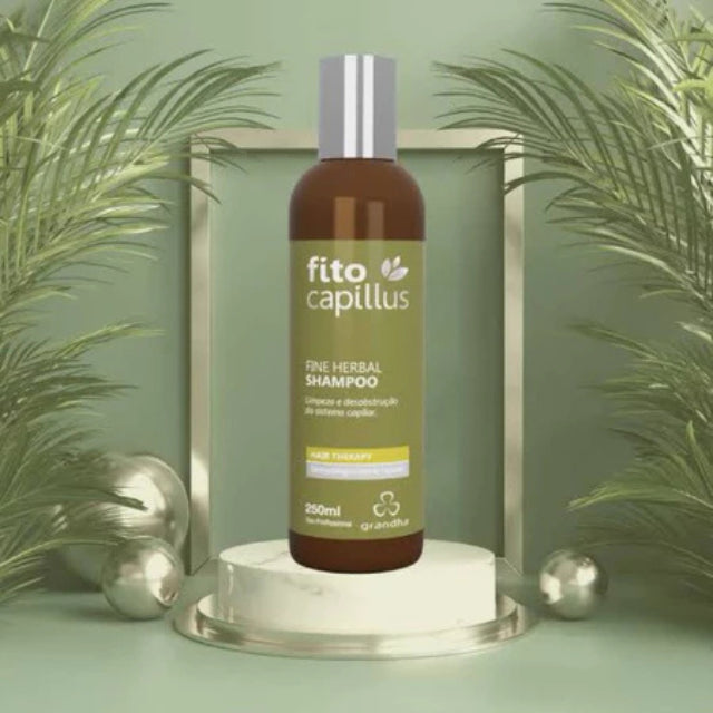 Grandha Fito Capillus Fine Herbal Shampoo sold by MKPBR Wellness – Buy now at MKPBR.COM – Worldwide Shipping