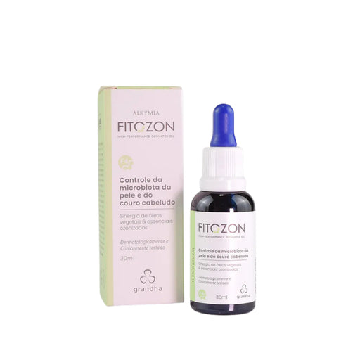 Grandha Fitozon Pure Intensity F4 Skin and Scalp Microbiota Control Oil 30ml front view – Buy now at MKPBR.COM – Worldwide Shipping