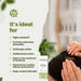 Grandha Fitozon Pure Intensity F4 Skin and Scalp Microbiota Control Oil 30ml being applied to scalp – Buy now at MKPBR.COM – Worldwide Shipping
