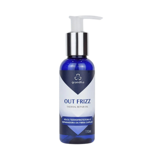 Grandha Out Frizz Thermal Repair Oil 110ml front view – Buy now at MKPBR.COM – Worldwide Shipping
