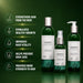 Grandha Tonific Flores and Vegetais Scalp Toning Kit highlighting aloe vera and ginseng extracts – Buy now at MKPBR.COM – Worldwide Shipping