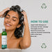 Grandha Tonific Shampoo being applied for hair strengthening – Buy now at MKPBR.COM – Worldwide Shipping