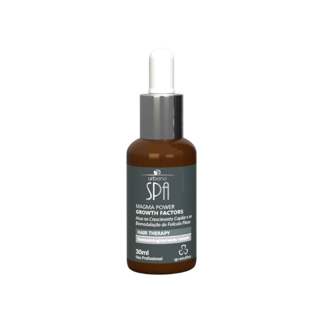 Grandha Urbano Spa Black Magma Power Growth Factors hair tonic 30ml front view – Buy now at MKPBR.COM – Worldwide Shipping