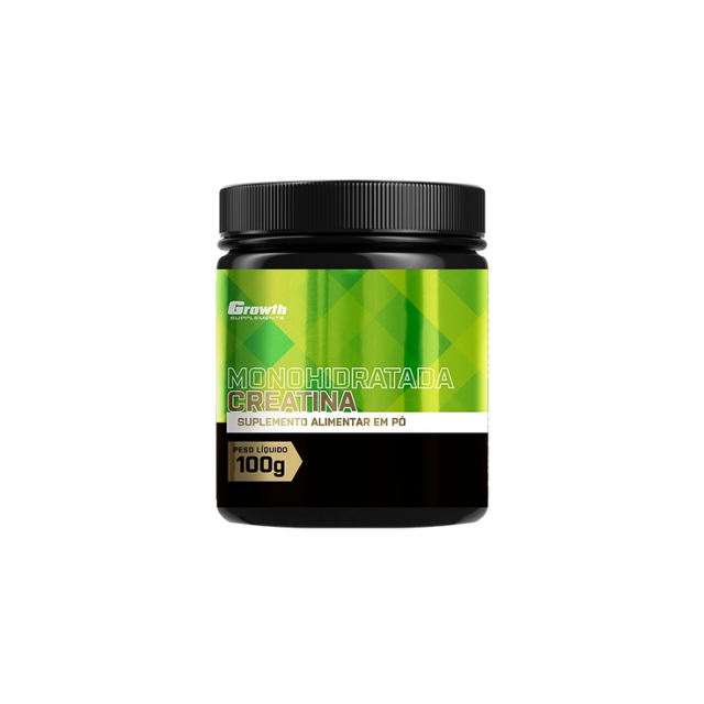 Growth Supplements Pure Creatina Monohidratada available in 3.53 oz (100g)  for enhanced strength and recovery – Buy now at MKPBR.COM – Worldwide Shipping
