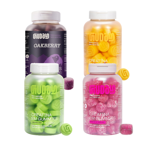 Guday Creatine Gummies – 60 Gummies (30 Servings), 1.5 g Creatine per Gummy – Easy Daily Performance Routine – 10.58 oz (300 g) – Buy now at MKPBR.COM – Worldwide Shipping