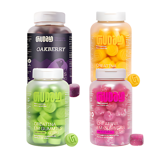 Guday Creatine Gummies – 60 Gummies (30 Servings), 1.5 g Creatine per Gummy – Easy Daily Performance Routine – 10.58 oz (300 g) – Buy now at MKPBR.COM – Worldwide Shipping