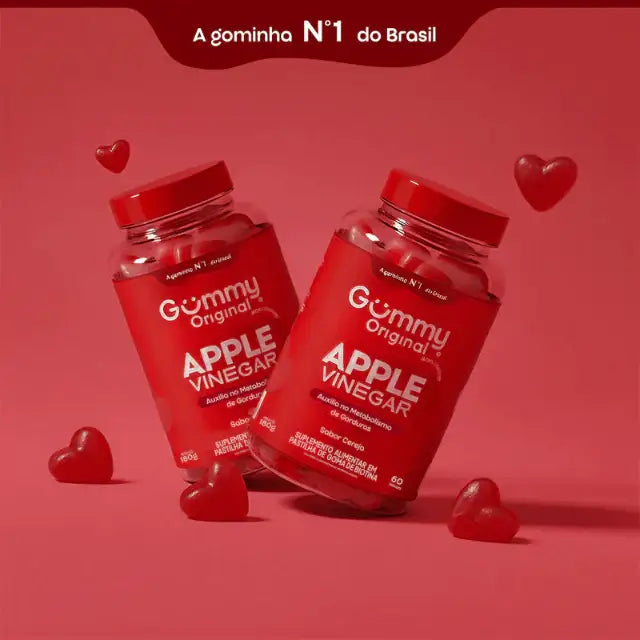 Gummy Apple Cider Vinegar Gummies - Appetite & Wellness Support - 60 Gummies - 6.35 oz (180 g) – Promotes healthy digestion and gut wellness – Buy now at MKPBR.COM – Worldwide Shipping