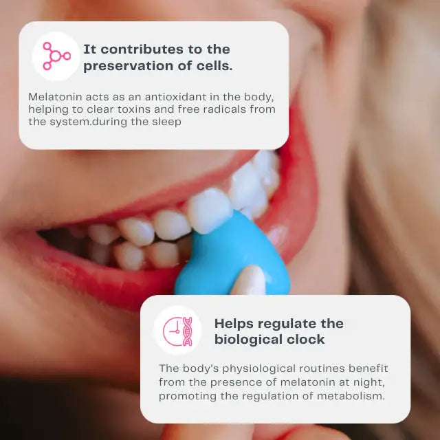 Gummy Night Melatonin Gummies - Raspberry Flavor - 30 Gummies - 3.17 oz (90 g) – Official Gummy Night product from MKPBR Wellness – Buy now at MKPBR.COM – Worldwide Shipping