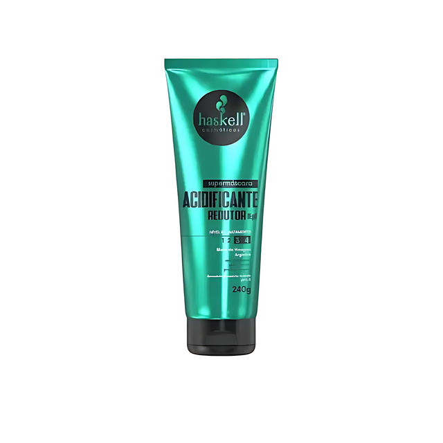 Haskell Acidifying Supermask pH Reducer 8.46 oz - Rebalances Chemically Treated Hair - Buy now at MKPBR.COM – Worldwide Shipping