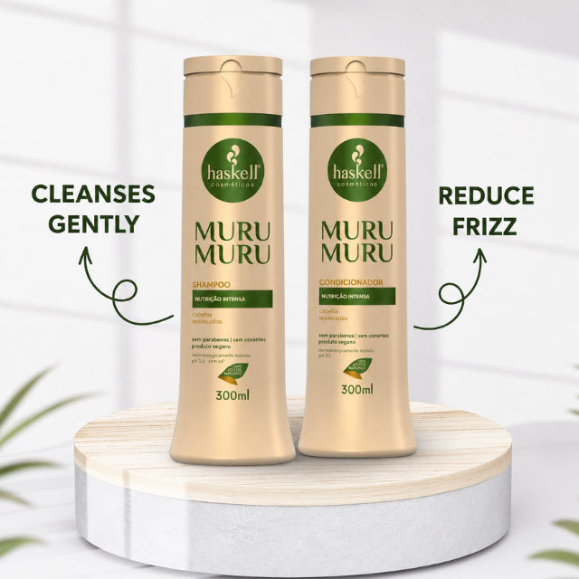 Haskell Murumuru Duo Kit 300ml - Authentic Brazilian Formula - Buy now at MKPBR.COM – Worldwide Shipping