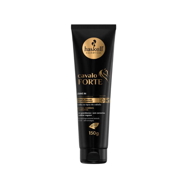 Haskell Cavalo Forte Strengthening & Growth Leave-In Cream 5.29 oz - Ultimate Protection & Shine - Buy now at MKPBR.COM – Worldwide Shipping