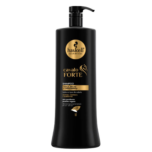 Haskell Cavalo Forte Strengthening & Growth Shampoo 33.81 oz (1L) - Professional Size - Buy now at MKPBR.COM – Worldwide Shipping