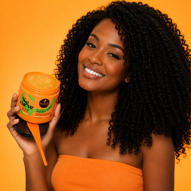 Haskell Se Curve Curva & Cola Curl Styling Gel Cream 17.63 oz - With Natural Actives - Buy now at MKPBR.COM – Worldwide Shipping