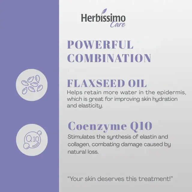 Herbíssimo Care Flaxseed & Coenzyme Q10 Kit Benefits – Alcohol-Free Formula – Buy now at MKPBR.COM – Worldwide Shipping