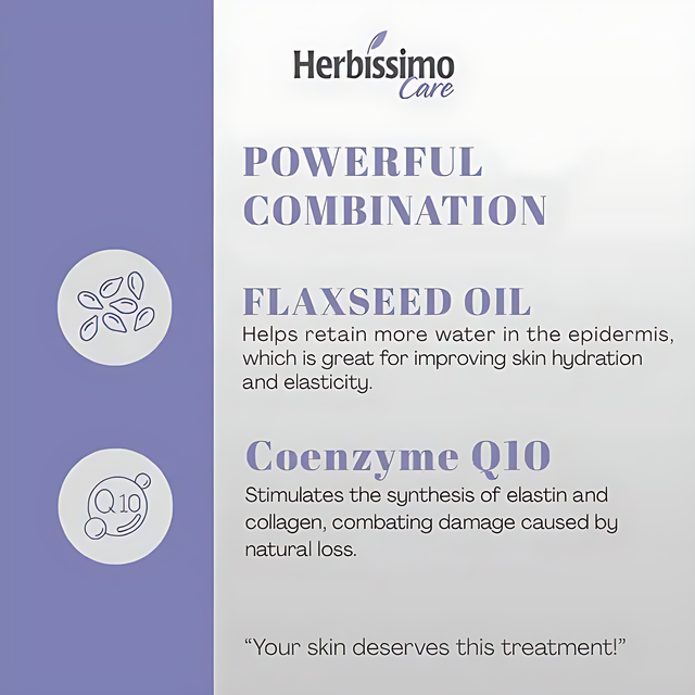 Herbíssimo Care Flaxseed & Coenzyme Q10 Kit Benefits – Alcohol-Free Formula – Buy now at MKPBR.COM – Worldwide Shipping
