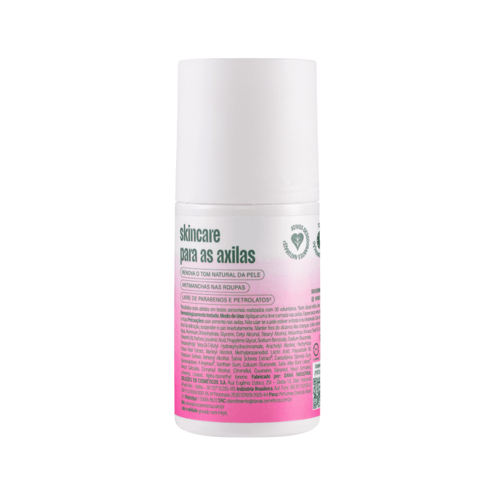 Herbíssimo Care Hibiscus Roll-On Antiperspirant Deodorant 50 ml – back label – Buy now at MKPBR.COM – Worldwide Shipping