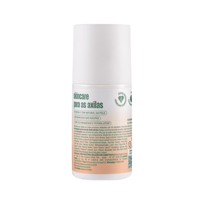 Herbíssimo Care Vanilla Roll-On Antiperspirant Deodorant 50 ml – back label – Buy now at MKPBR.COM – Worldwide Shipping