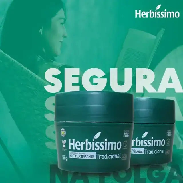 Herbíssimo Cream Deodorant Benefits – Natural Formula – Buy now at MKPBR.COM – Worldwide Shipping