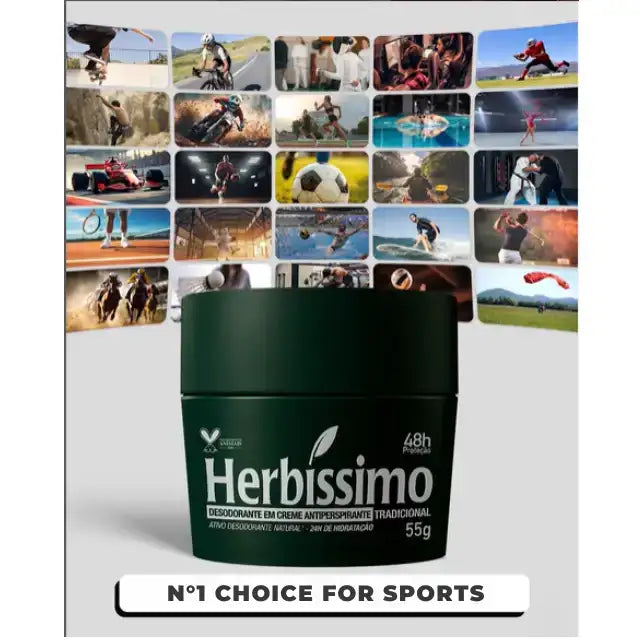 Herbíssimo Cream Deodorant Kit Unscented – Sensitive Skin Care – Buy now at MKPBR.COM – Worldwide Shipping