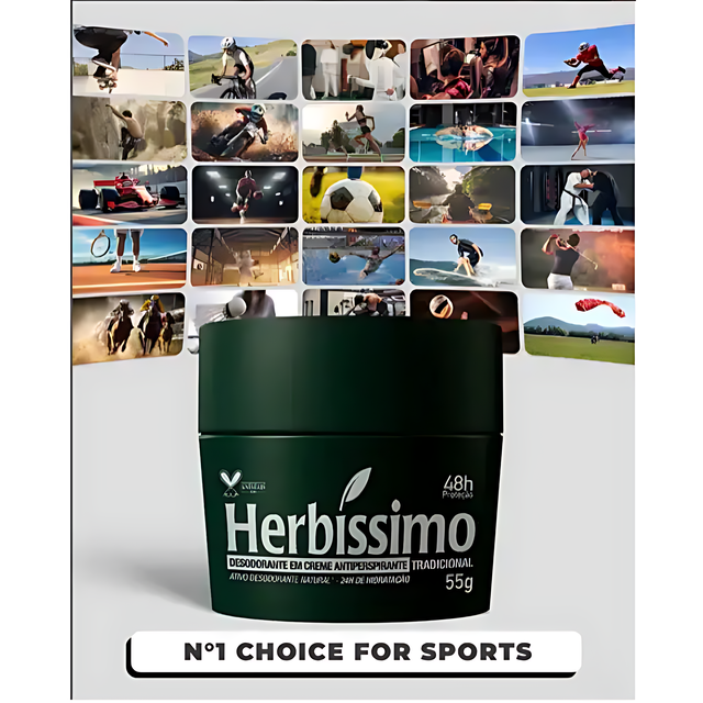 Herbíssimo Cream Deodorant Kit Unscented – Sensitive Skin Care – Buy now at MKPBR.COM – Worldwide Shipping
