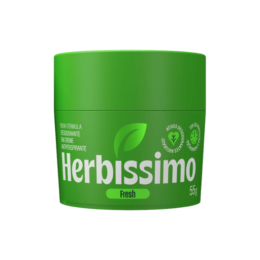 Herbíssimo Fresh Antiperspirant Cream Deodorant packaging image – Buy now at MKPBR.COM – Worldwide Shipping
