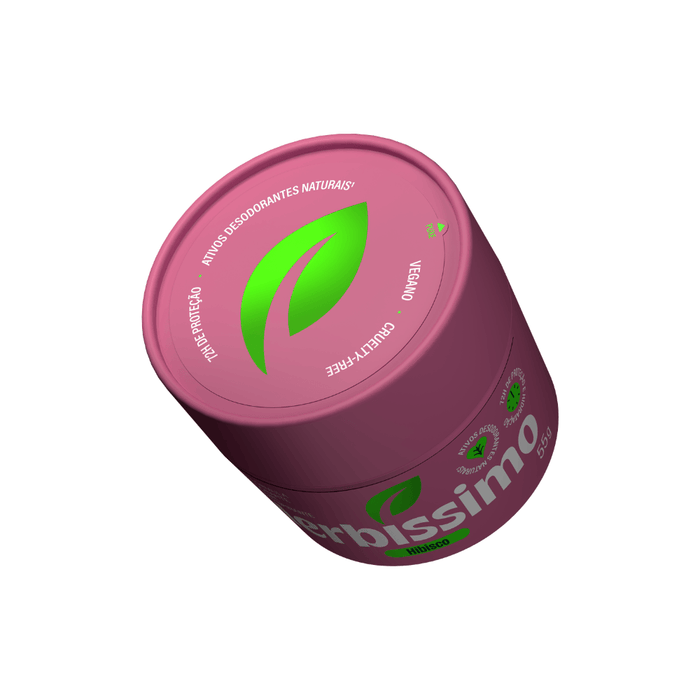 Herbíssimo Hibiscus Antiperspirant Cream Deodorant 55 g – lid view – Buy now at MKPBR.COM – Worldwide Shipping