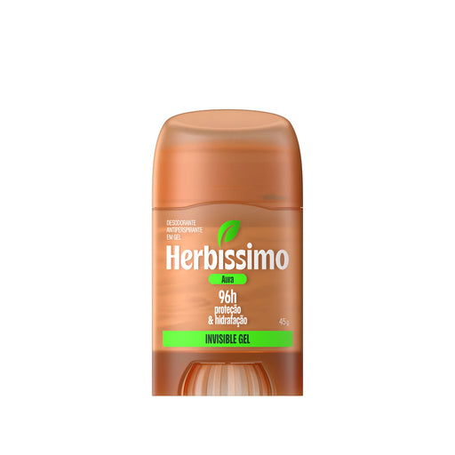 Herbíssimo Invisible Gel Aura Antiperspirant Deodorant Stick 45 g – front view – Buy now at MKPBR.COM – Worldwide Shipping