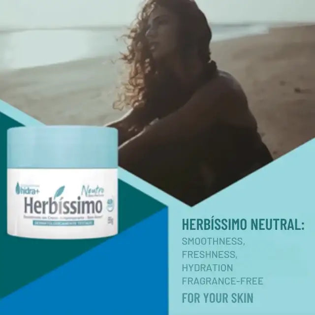 Herbíssimo Neutral Antiperspirant Cream Deodorant Kit Benefits – Alcohol-Free Formula – Buy now at MKPBR.COM – Worldwide Shipping