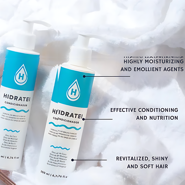 Hidratei Daily Hair Cleansing and Conditioning Kit – Buy now at MKPBR.COM – Worldwide Shipping
