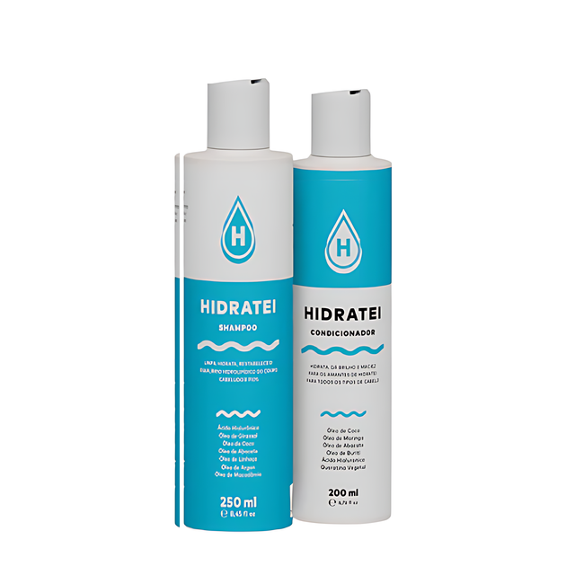  Hidratei Multifunctional Shampoo & Conditioner Kit for deep hydration – Buy now at MKPBR.COM – Worldwide Shipping