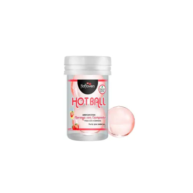 Hot Flowers Hot Ball Aromatic Pleasure Spheres – Strawberry Champagne Sensory – 2 Spheres (6g total) – Buy now at MKPBR.COM – Worldwide Shipping